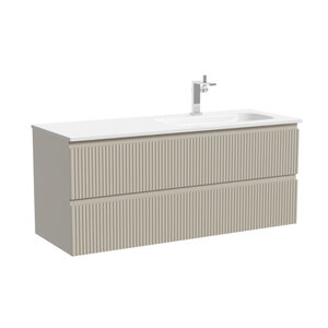 Изображение товара Тумба под раковину Sancos Snob R SNR120RCE, 120 см подвесная, Beige Soft, правая