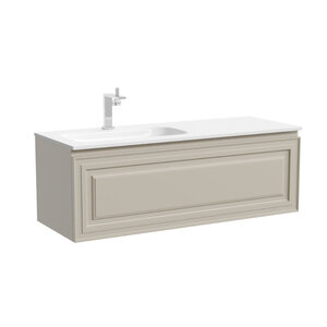 Изображение товара Тумба под раковину Sancos Very VR120LCE, 120 см, подвесная, Beige Soft, левая