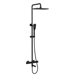 Изображение товара Душевая система Lemark Ursus LM7272BL термостатическая черный матовый