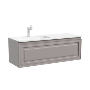 Изображение товара Тумба под раковину Sancos Very VR120LSM, 120 см, подвесная, Doha Soft, левая