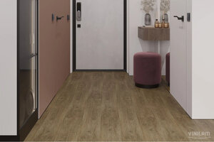 Изображение товара Виниловый ламинат Vinilam Glue 8891 122.8x18.8 см для пола и стен Дуб Мёрс