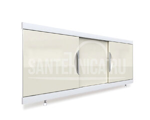 Изображение товара Экран под ванну Emmy Валенсия 180, подрезной, бежевый