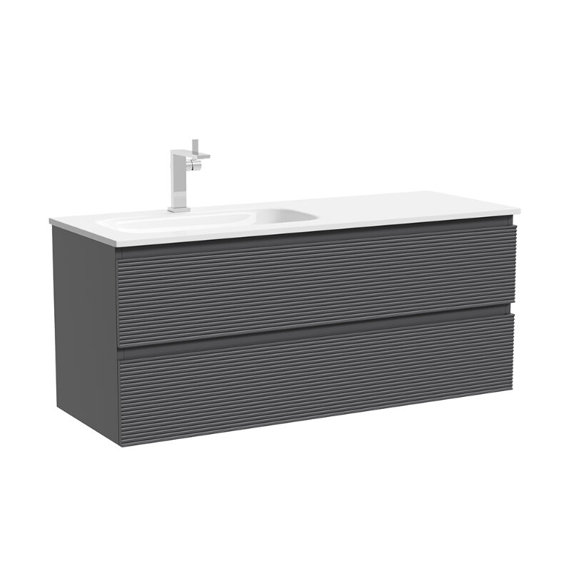 Изображение товара Подвесная тумба под раковину Sancos Folk FL120LGS 120 см Grey soft