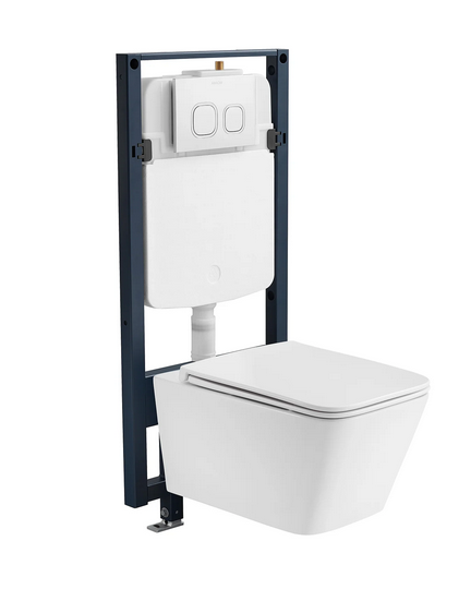 Изображение товара Подвесной унитаз безободковый Arrow AHB2182H белый сантехнический фарфор