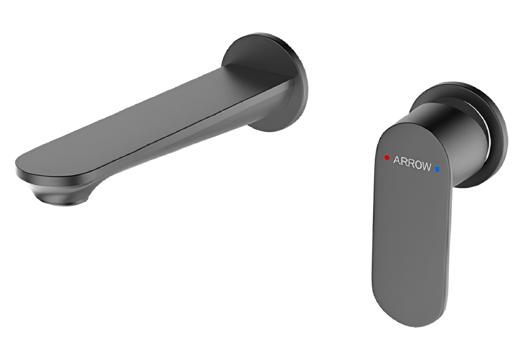 Изображение товара Смеситель для раковины Arrow ARM12848H черный хром с гарантией 7 лет