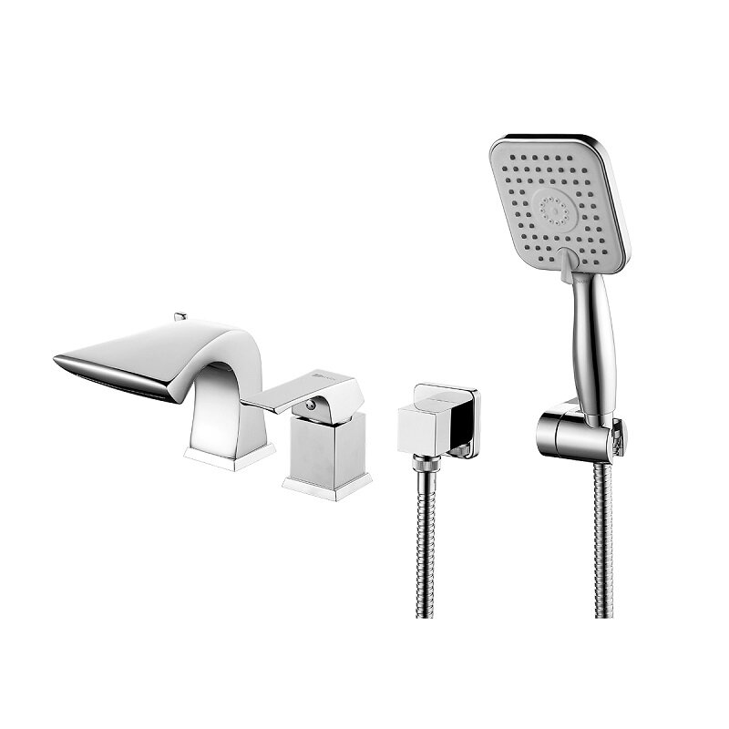 Изображение товара Смеситель на борт ванны Lemark Unit LM4547C с душевым гарнитуром