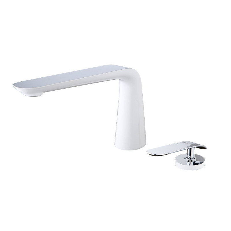 Изображение товара Смеситель Lemark Melange LM4936CW для раковины с донным клапаном белый