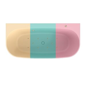 Изображение товара Гидромассажная ванна из искусственного камня Whitecross Make 0219.170080.2XXXX.AERO.GL, 170 x 80 см, RAL золото