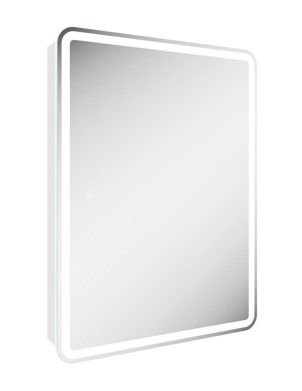 Изображение товара Зеркальный шкаф Sancos Diva DIV600, 60 см, с LED подсветкой, выключатель сенсорный, белый