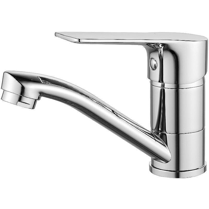 Изображение товара Смеситель для раковины Rossinka RS27-22 хром однорычажный с поворотным изливом