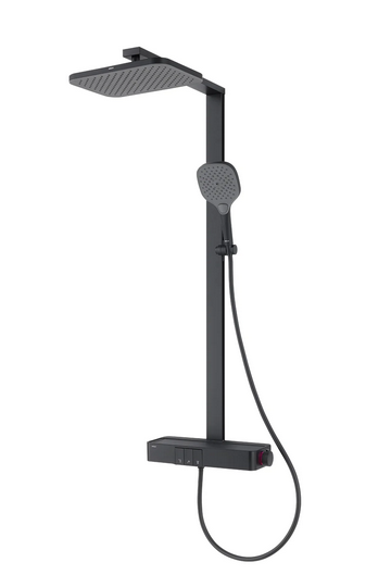 Изображение товара Душевая система Arrow AMG13GH872MG термостатическая черная