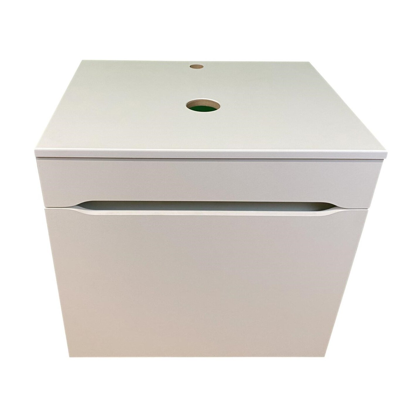 Изображение товара Тумба под раковину Sintesi Style STL.W7013 60 см матовая белая Изображение товара Тумба под раковину Sintesi Style STL.W7013 60 см матовая белая