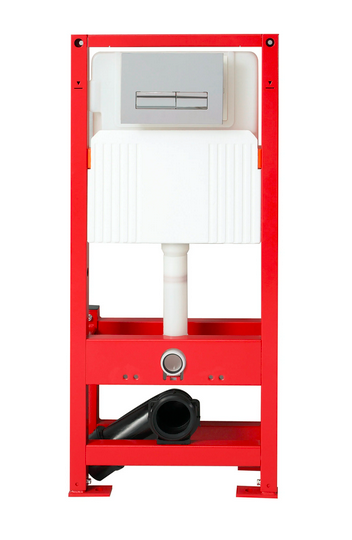 Изображение товара Инсталляция для подвесного унитаза Arrow H506A1ARR 50x12x112.5 см двухрежимный слив