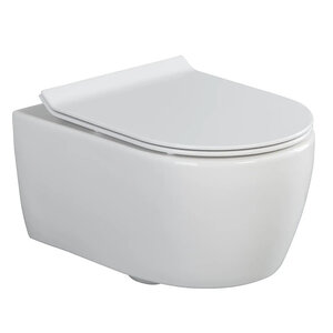 Изображение товара Подвесной унитаз Splendy Pride PR10152VTNW, безободковый, Торнадо, белый