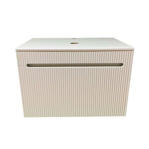 Изображение товара Тумба под раковину Sintesi Style STL.W7815 80 см белая матовая подвесная мебель для ванной