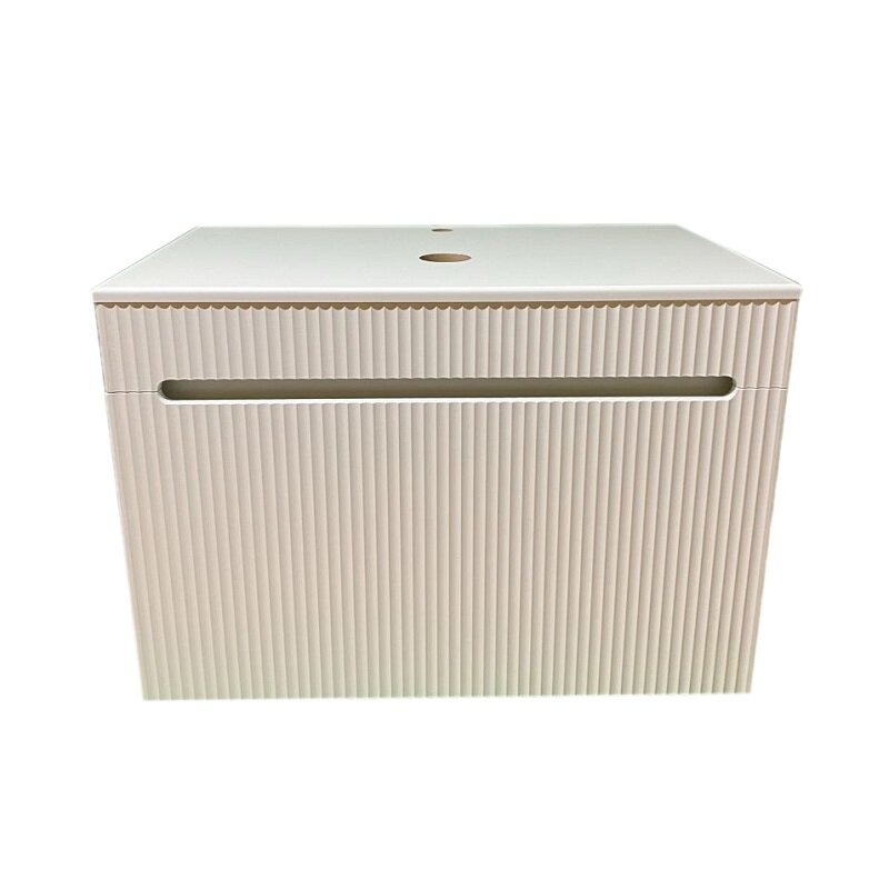 Изображение товара Тумба под раковину Sintesi Style STL.W7815, 80 см, подвесная, столешница белая, цвет белый матовый