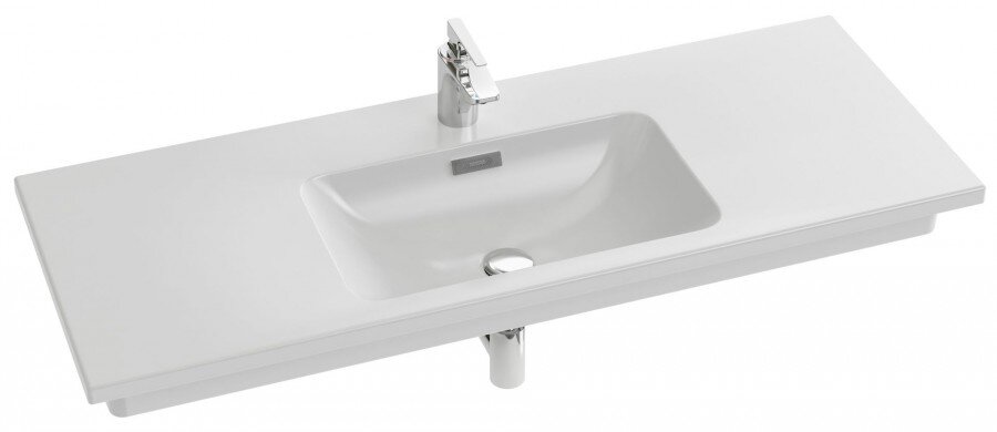 Изображение товара Раковина-столешница Jacob Delafon VOX EXAB112-Z-00, 120х46 см, фарфор