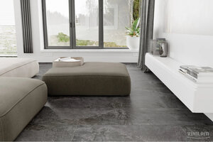 Изображение товара Виниловый ламинат Vinilam Ceramo Glue 91908 под мрамор 48х95 см