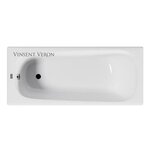 Чугунная ванна Vinsent Veron Concept VCO1657042, 165 x 70 см, цвет белый - фото 1