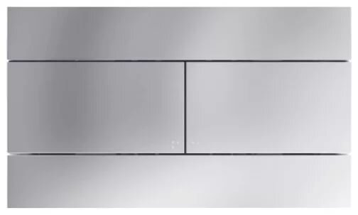 Изображение товара Кнопка смыва Jacob Delafon двойная цвет матовый хром (велюр), E4316-38R