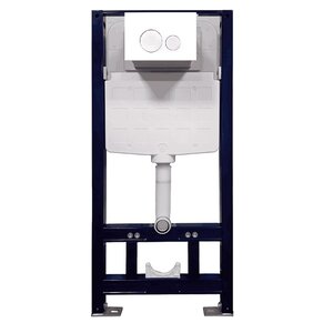 Изображение товара Инсталляция Splendy Stable ST3011TPRW, для подвесного унитаза, клавиша белая глянцевая