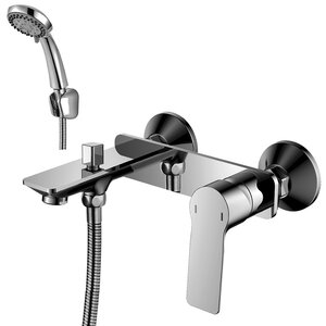 Изображение товара Смеситель для ванны и душа Rossinka RS27-31, с душевым гарнитуром, хром