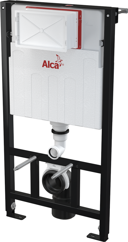 Изображение товара Инсталляция для унитаза AlcaPlast Solomodul AM101/1000 с двойным смывом Изображение товара Инсталляция для унитаза AlcaPlast Solomodul AM101/1000 с двойным смывом