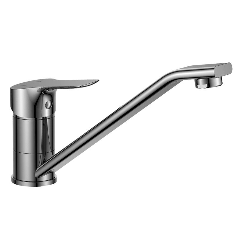 Изображение товара Смеситель для кухонной мойки Rossinka RS29-21 хром однорычажный с поворотным изливом