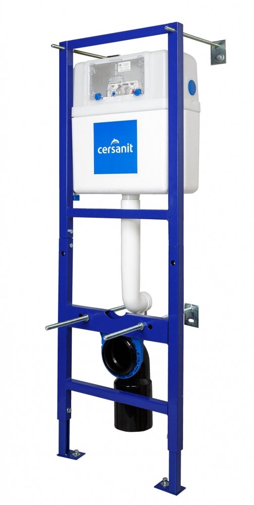 Изображение товара Инсталляция для унитаза Cersanit Leon New с регулируемой высотой и боковыми подводами воды