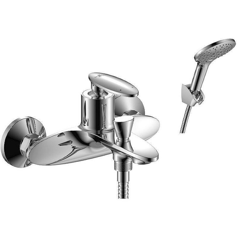 Изображение товара Смеситель для ванны и душа Rossinka RS30-31 с душевым гарнитуром хром