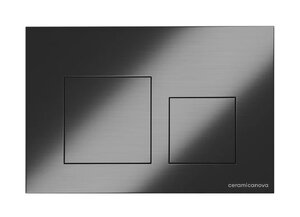 Изображение товара Клавиша смыва Ceramicanova Balance Square CN12-002GG, механическая, вороненая сталь