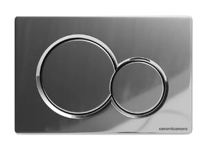 Изображение товара Клавиша смыва Ceramicanova Balance Sphere CN12-003CH, механическая, хром