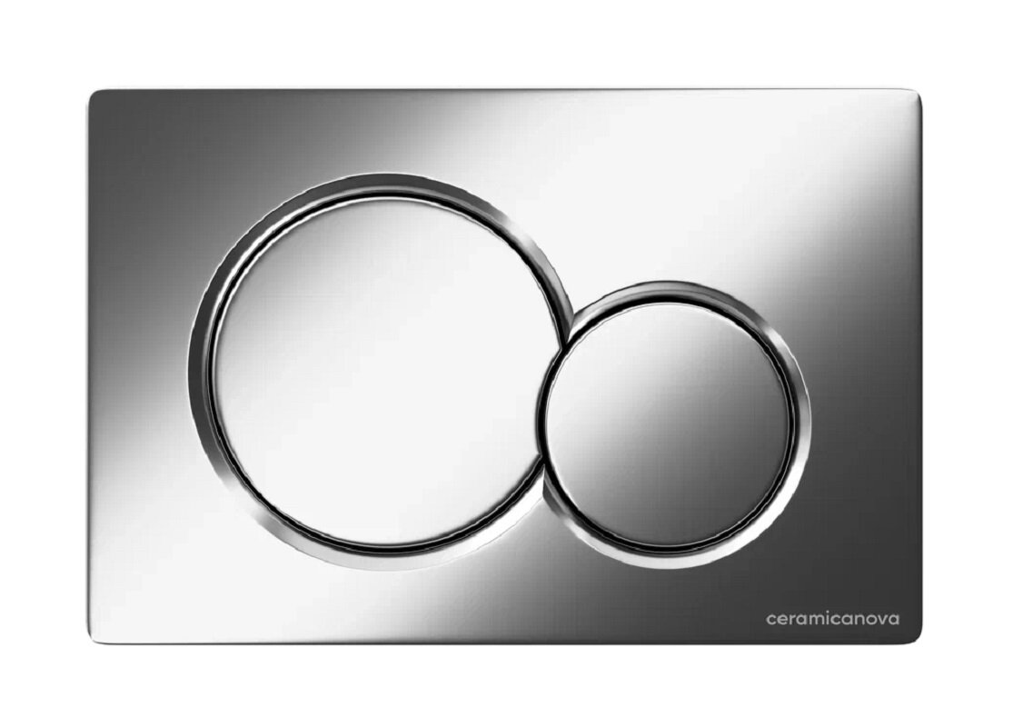 Изображение товара Клавиша смыва Ceramicanova Balance Sphere CN12-003M механическая хром матовая
