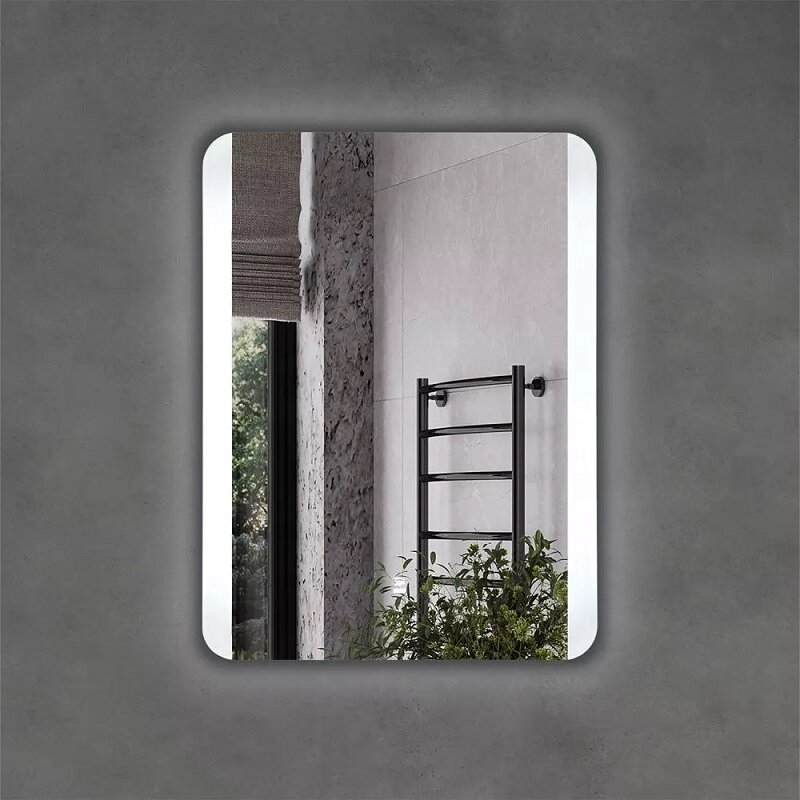 Изображение товара Зеркало Comfortу Флокс 00-00014246, 60 см, LED-подсветка, бесконтактный сенсор, подогрев