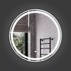 Изображение товара Зеркало Comfortу Лея 00-00019349, 60 см, LED-подсветка, бесконтактный сенсор, алюминиевая рама, цвет серебро