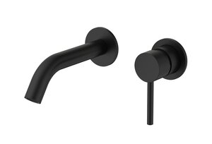 Изображение товара Смеситель SantiLine SL-9005MB, для раковины, скрытого монтажа, цвет черный матовый
