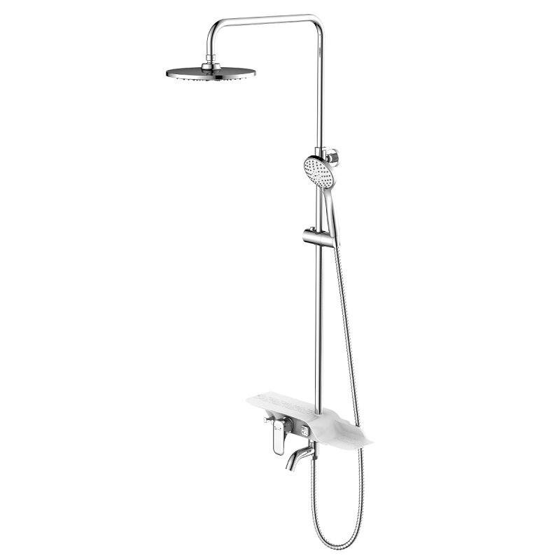 Изображение товара Душевая система Lemark Tropic LM7003C с поворотным изливом и лейками