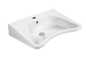 Изображение товара Раковина Aquatek AQ2211-00, 62 см, для людей с ограниченными возможностями, фарфор, белая