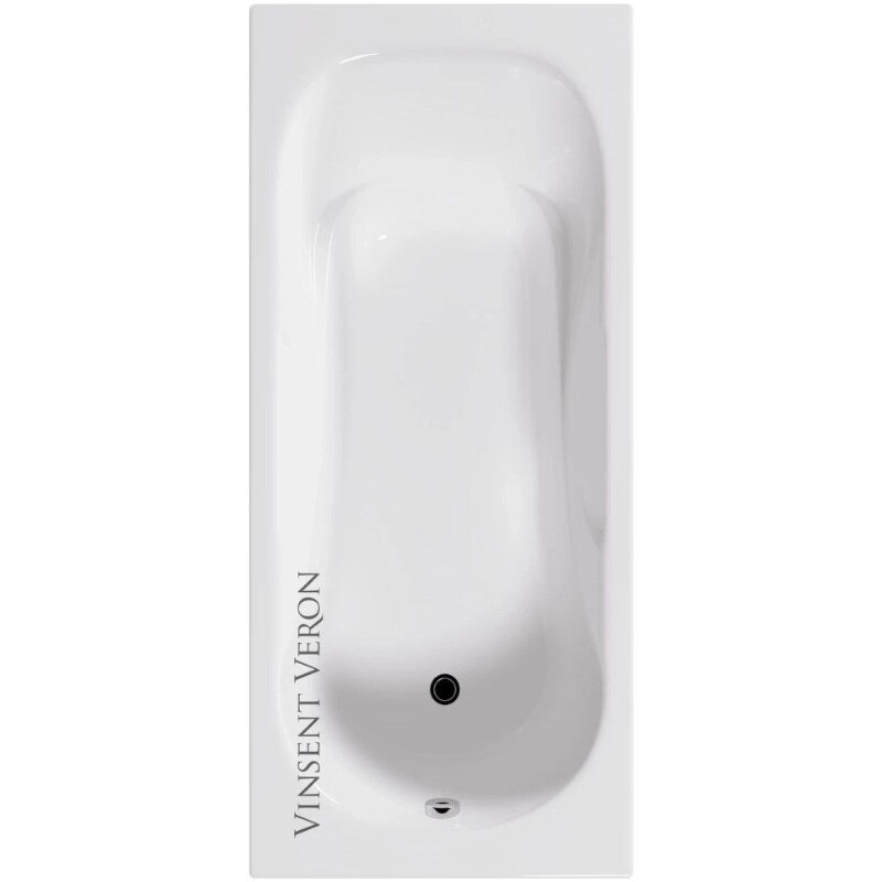 Изображение товара Чугунная ванна Vinsent Veron Aura VAU1707542, 170 x 75 см, цвет белый