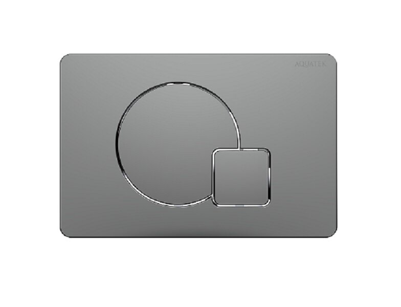 Изображение товара Клавиша смыва Aquatek KDI-0000070, оружейная сталь, механическая