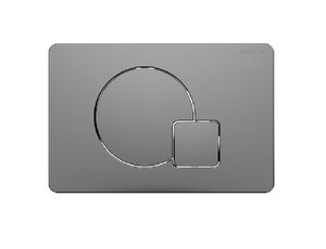 Изображение товара Клавиша смыва Aquatek KDI-0000070, механическая, цвет оружейная сталь матовая