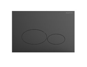 Изображение товара Клавиша смыва Aquatek KDI-0000075, механическая, цвет оружейная сталь матовая