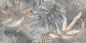 Изображение товара Керамогранит Delacora Bahamas Floristry Dark D120240G, 60 x 120 см, серый