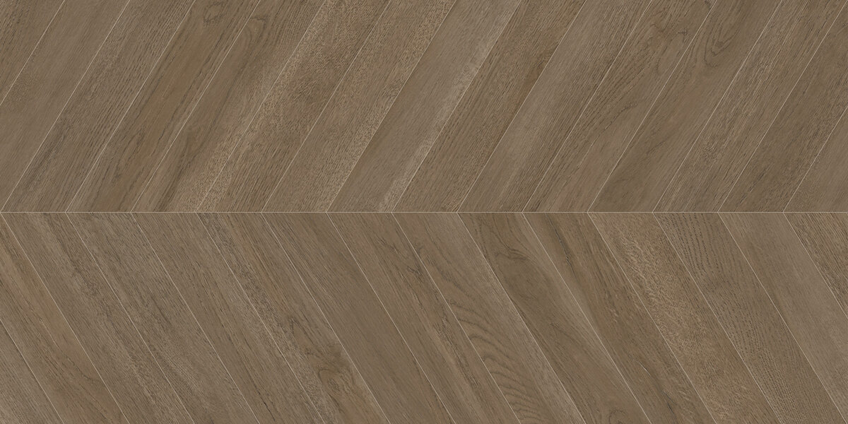 Изображение товара Керамогранит Delacora Walnut Chevron Dark 60x120 см коричневый для пола