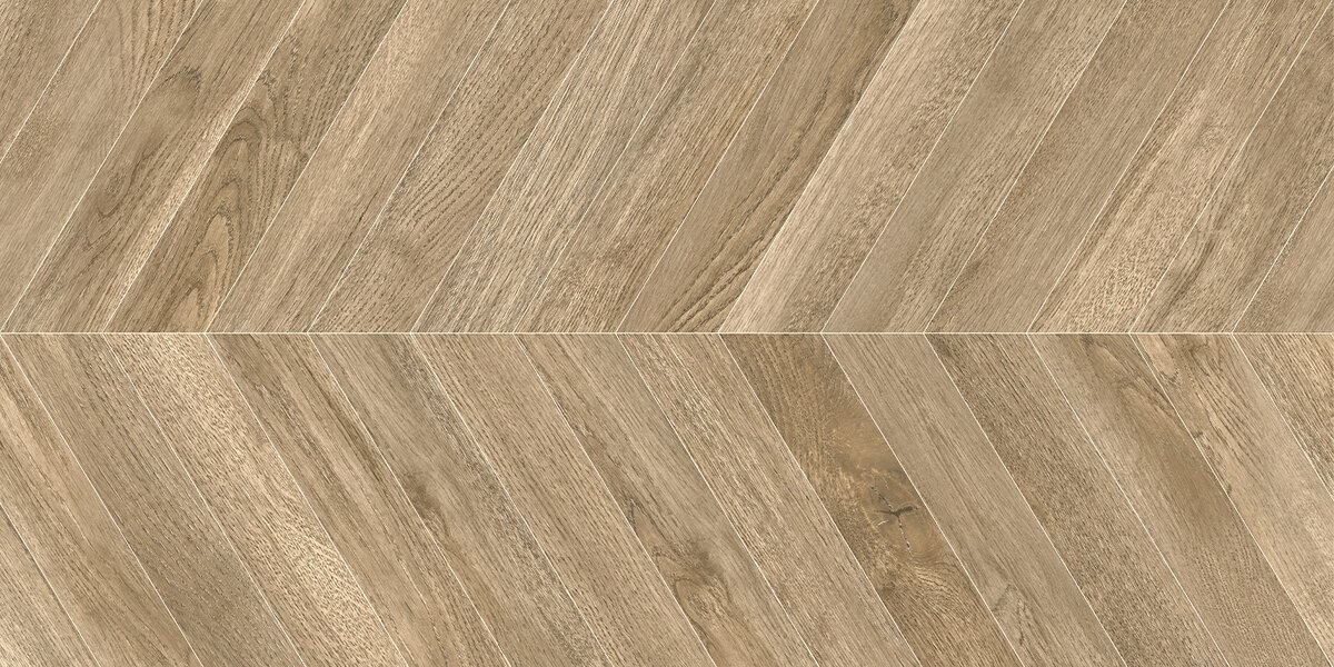 Изображение товара Керамогранит Delacora Walnut Chevron Light D120251M, 60 x 120 см, светло-коричневый