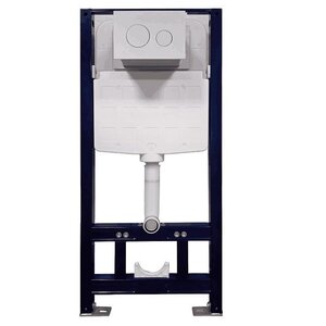 Изображение товара Комплект Splendy ST3011TPRCR/818B Set, инсталляция с безободковым унитазом, сиденье микролифт, клавиша смыва хром