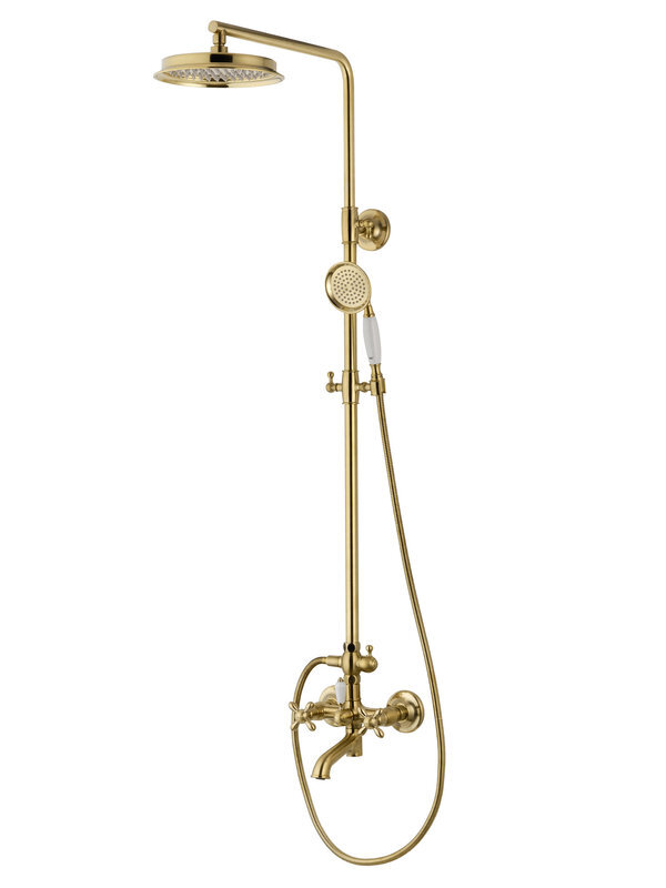 Изображение товара Душевая система Wonzon & Woghand Retro WW-88739020-BG золото брашированное Германия