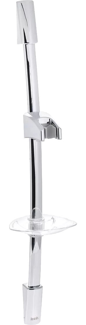 Изображение товара Душевая штанга Idids A30311 с мыльницей и держателем лейки, хромированная, 76 см