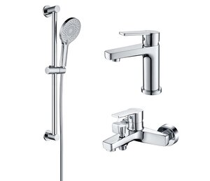 Изображение товара Комплект смесителей Aquatek Лугано AQ1730CR, хром