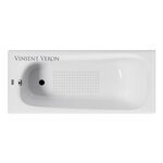 Чугунная ванна Vinsent Veron Concept VCO1657042-AS, 165 x 70 см, с антискользящим покрытием, цвет белый - фото 1